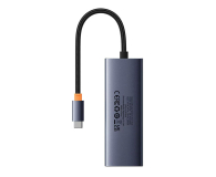 Baseus 5w1 UltraJoy 5-Port (4xUSB 3.0, PD) Szary - 1310875 - zdjęcie 4